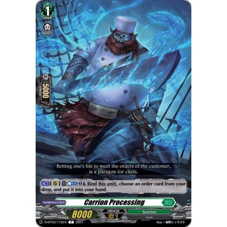 Vanguard_TCG_card_D-BT03_115EN_C_Carrion_Processing_Advance_of_Intertwined_Stars