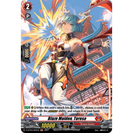 Vanguard_TCG_card_D-BT03_H02EN_H_Blaze_Maiden_Toresa_Advance_of_Intertwined_Stars