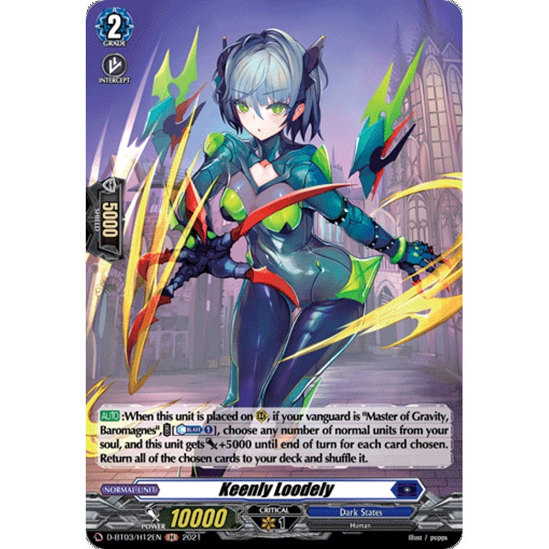 Vanguard_TCG_card_D-BT03_H12EN_H_Keenly_Loodely_Advance_of_Intertwined_Stars