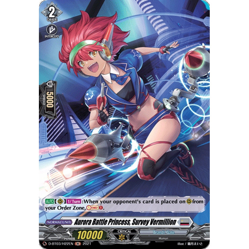 Vanguard_TCG_card_D-BT03_H22EN_H_Aurora_Battle_Princess_Survey_Vermillion_Advance_of_Intertwined_Stars