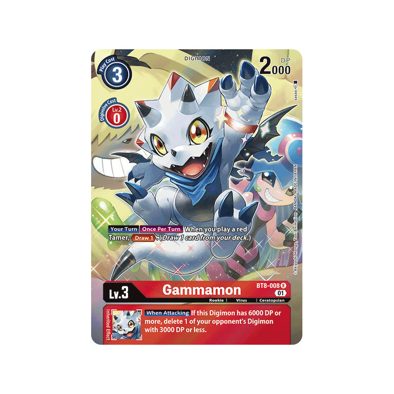 Digimon_TCG_BT8-008_AA_Gammamon_Alternative_Art_New_Awakening_Card_Game