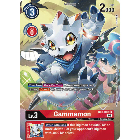 Digimon_TCG_BT8-008_AA_Gammamon_Alternative_Art_New_Awakening_Card_Game