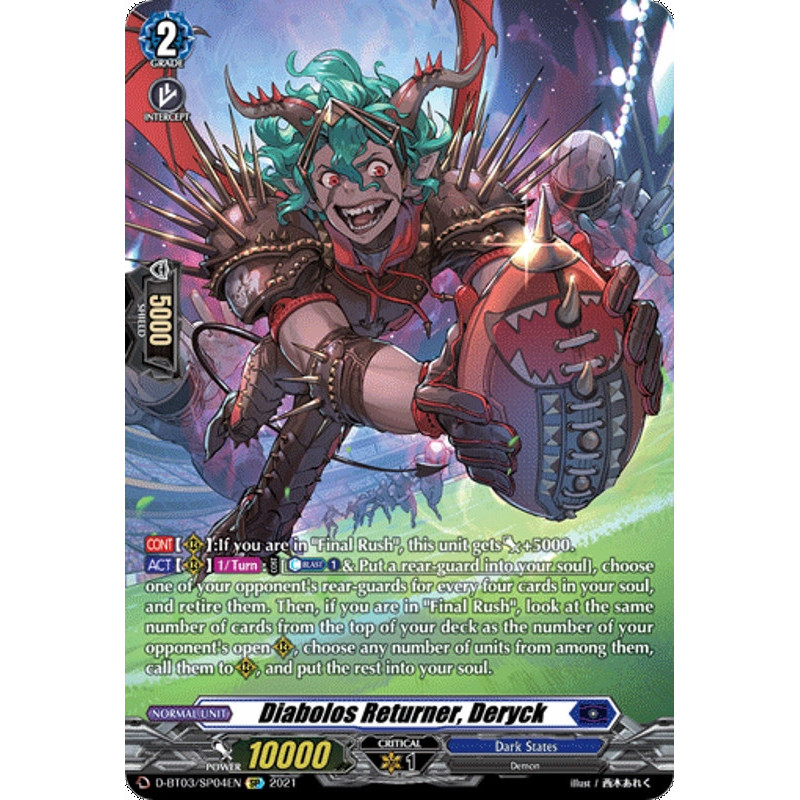 Vanguard_TCG_card_D-BT03_SP04EN_SP_Diabolos_Returner_Deryck_Advance_of_Intertwined_Stars
