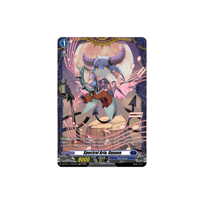 Vanguard_TCG_card_DZ-BT11_FR15EN_FR_Spectral_Aria_Danava_Symphony_of_Might_Bloom