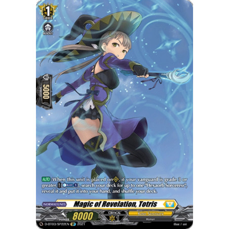 Vanguard_TCG_card_D-BT03_SP22EN_SP_Magic_of_Revelation_Totris_Advance_of_Intertwined_Stars