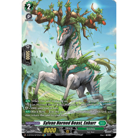 Vanguard_TCG_card_D-BT03_SP25EN_SP_Sylvan_Horned_Beast_Enbarr_Advance_of_Intertwined_Stars