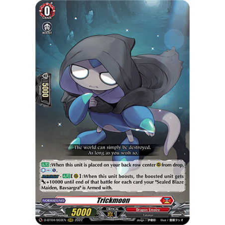 Vanguard_TCG_card_D-BT04_003EN_RRR_Trickmoon_Awakening_of_Chakrabarthi