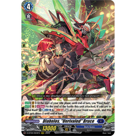 Vanguard_TCG_card_D-BT04_004EN_RRR_Diabolos_Unrivaled_Bruce_Awakening_of_Chakrabarthi