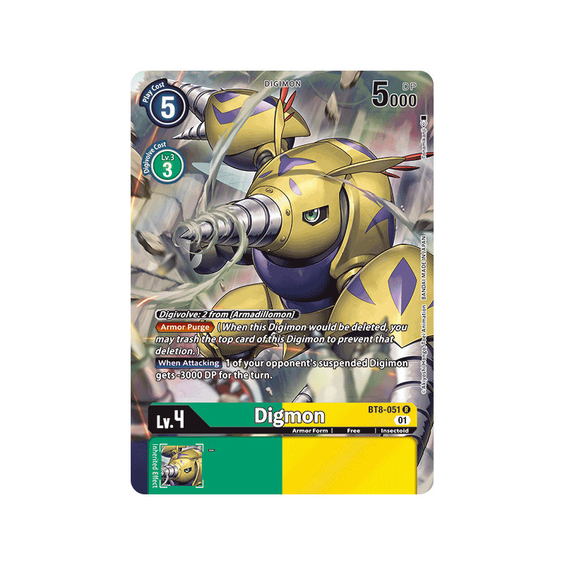 Digimon_TCG_BT8-051_AA_Digmon_Alternative_Art_New_Awakening_Card_Game