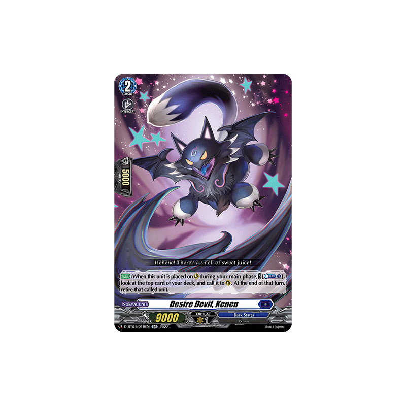 Vanguard_TCG_card_D-BT04_019EN_RR_Desire_Devil_Kenen_Awakening_of_Chakrabarthi