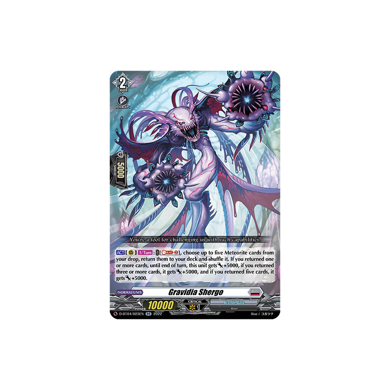 Vanguard_TCG_card_D-BT04_023EN_RR_Gravidia_Shergo_Awakening_of_Chakrabarthi