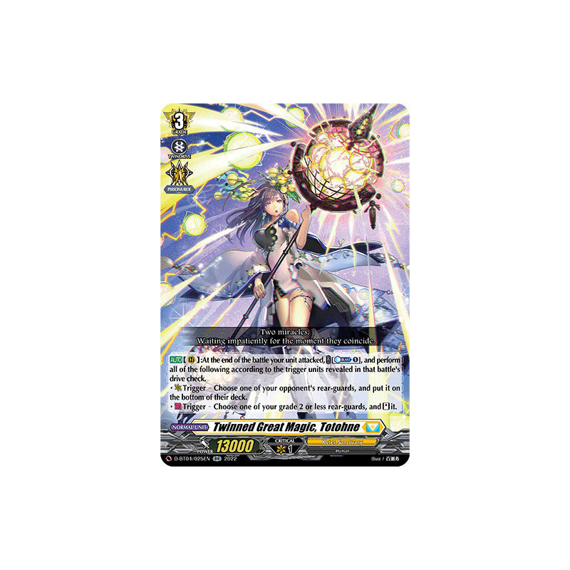 Vanguard_TCG_card_D-BT04_025EN_RR_Twinned_Great_Magic_Totohne_Awakening_of_Chakrabarthi