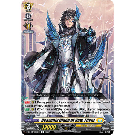 Vanguard_TCG_card_D-BT04_050EN_R_Heavenly_Blade_of_Vow_Flient_Awakening_of_Chakrabarthi