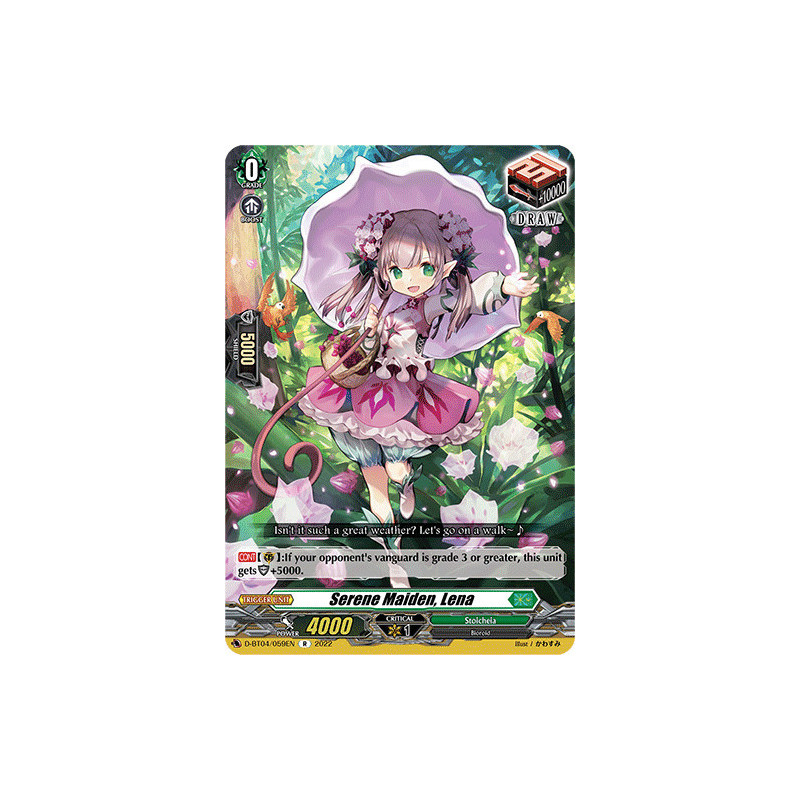 Vanguard_TCG_card_D-BT04_059EN_R_Serene_Maiden_Lena_Awakening_of_Chakrabarthi