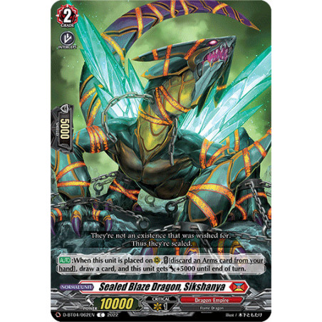 Vanguard_TCG_card_D-BT04_062EN_C_Sealed_Blaze_Dragon_Sikshanya_Awakening_of_Chakrabarthi