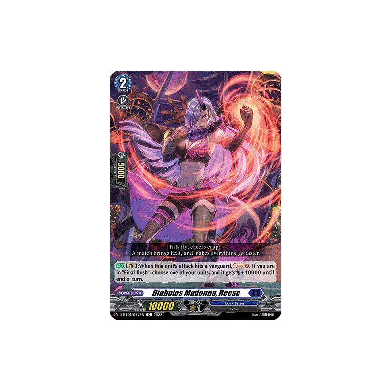 Vanguard_TCG_card_D-BT04_077EN_C_Diabolos_Madonna_Reese_Awakening_of_Chakrabarthi