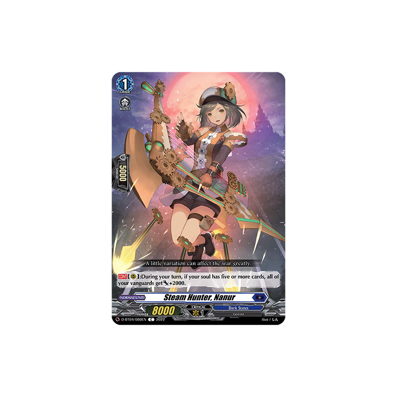 Vanguard_TCG_card_D-BT04_080EN_C_Steam_Hunter_Nanur_Awakening_of_Chakrabarthi