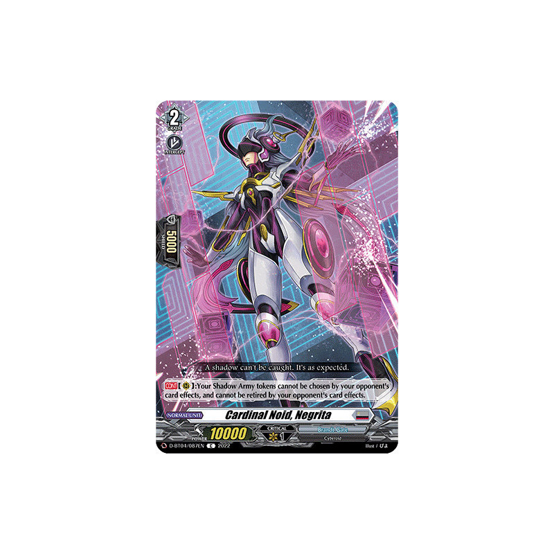 Vanguard_TCG_card_D-BT04_087EN_C_Cardinal_Noid_Negrita_Awakening_of_Chakrabarthi