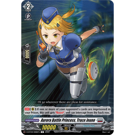 Vanguard_TCG_card_D-BT04_088EN_C_Aurora_Battle_Princess_Trace_Jeune_Awakening_of_Chakrabarthi