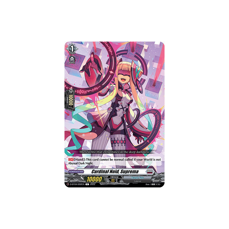 Vanguard_TCG_card_D-BT04_092EN_C_Cardinal_Noid_Suprema_Awakening_of_Chakrabarthi