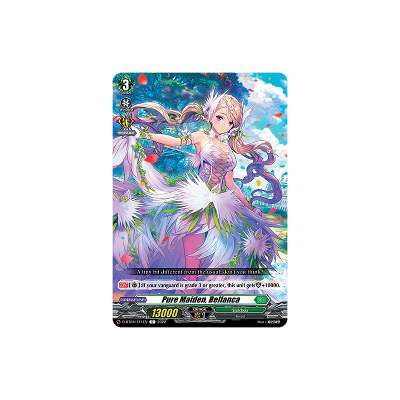 Vanguard_TCG_card_D-BT04_111EN_C_Pure_Maiden_Bellanca_Awakening_of_Chakrabarthi