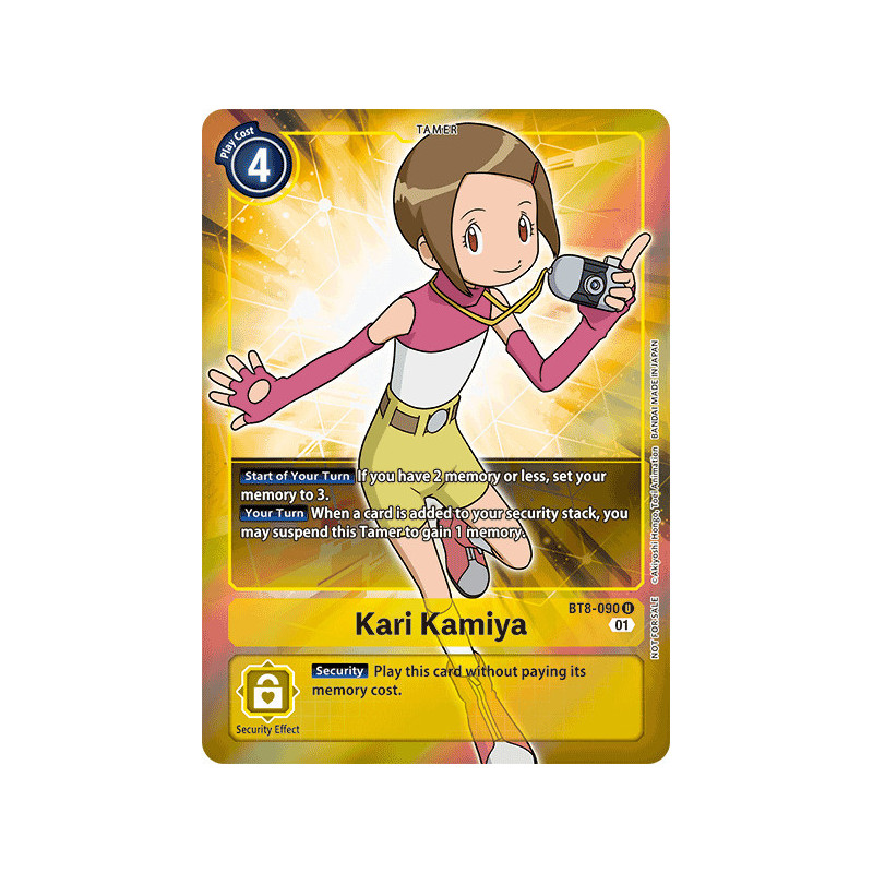 Digimon_TCG_BT8-090_AA_Kari_Kamiya_Alternative_Art_New_Awakening_Card_Game