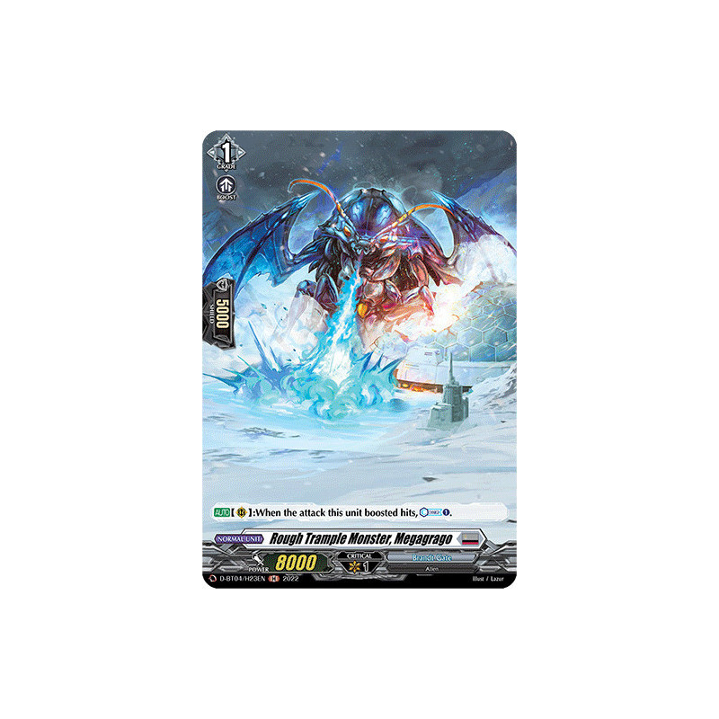 Vanguard_TCG_card_D-BT04_H23EN_H_Rough_Trample_Monster_Megagrago_Awakening_of_Chakrabarthi