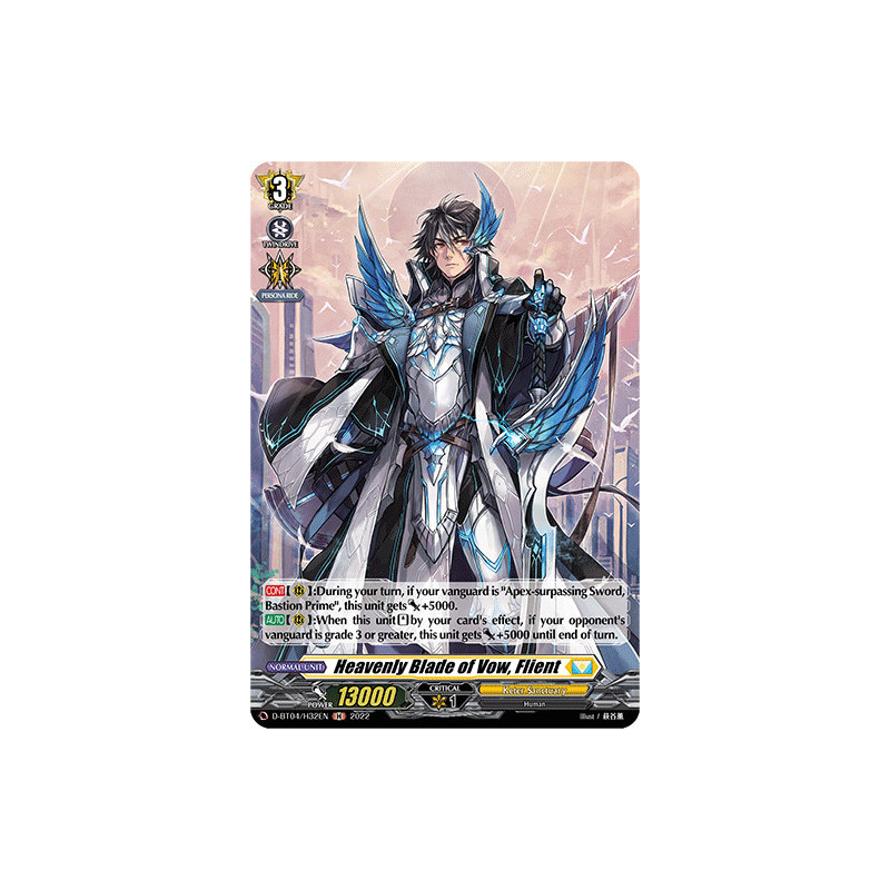 Vanguard_TCG_card_D-BT04_H32EN_H_Heavenly_Blade_of_Vow_Flient_Awakening_of_Chakrabarthi