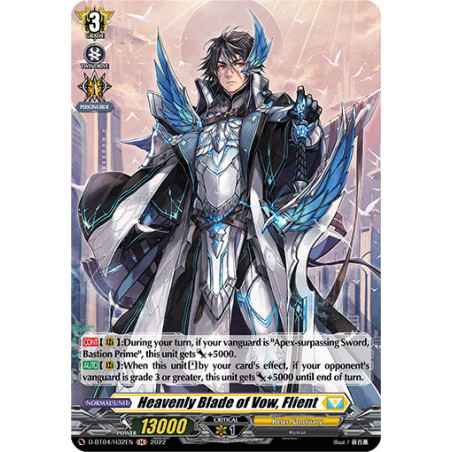 Vanguard_TCG_card_D-BT04_H32EN_H_Heavenly_Blade_of_Vow_Flient_Awakening_of_Chakrabarthi