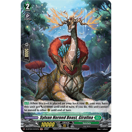 Vanguard_TCG_card_D-BT04_H41EN_H_Sylvan_Horned_Beast_Girafina_Awakening_of_Chakrabarthi