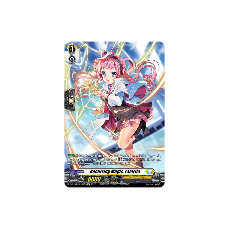 Vanguard_TCG_card_D-BT04_SP12EN_SP_Recurring_Magic_Lalarita_Awakening_of_Chakrabarthi