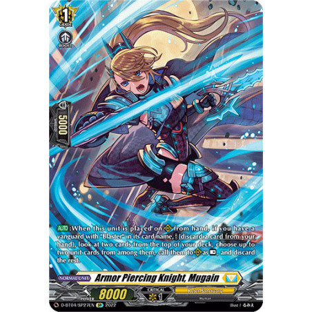 Vanguard_TCG_card_D-BT04_SP27EN_SP_Armor_Piercing_Knight_Mugain_Awakening_of_Chakrabarthi