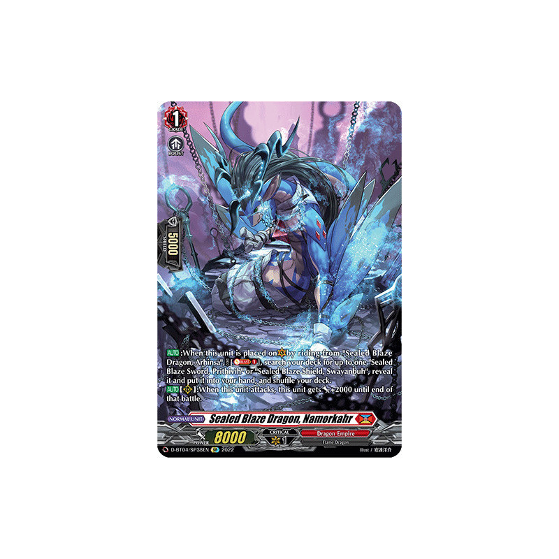 Vanguard_TCG_card_D-BT04_SP38EN_SP_Sealed_Blaze_Dragon_Namorkahr_Awakening_of_Chakrabarthi