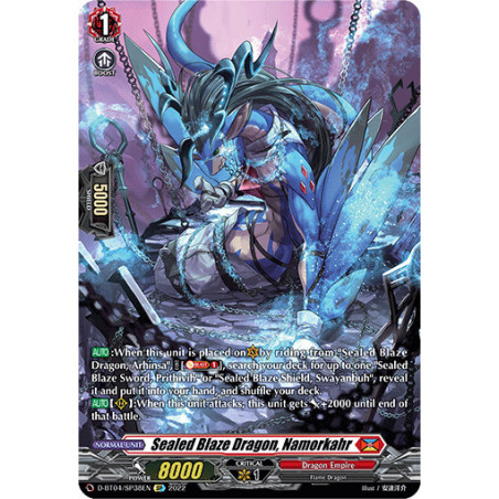 Vanguard_TCG_card_D-BT04_SP38EN_SP_Sealed_Blaze_Dragon_Namorkahr_Awakening_of_Chakrabarthi