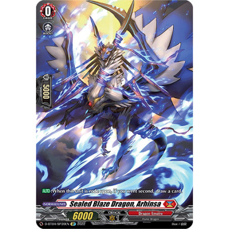 Vanguard_TCG_card_D-BT04_SP39EN_SP_Sealed_Blaze_Dragon_Arhinsa_Awakening_of_Chakrabarthi