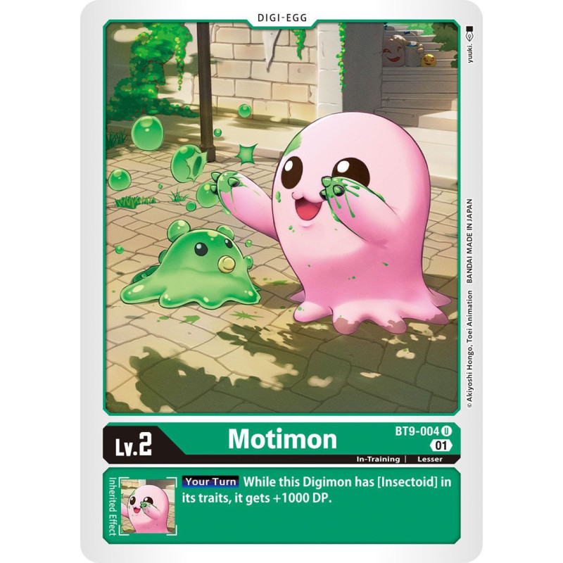 Digimon_TCG_BT9-004_Motimon_Uncommon_X_Record_Card_Game