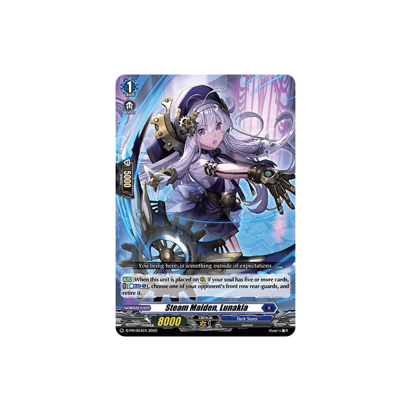 Vanguard_TCG_card_D-PR_054EN_PR_Steam_Maiden_Lunakia_Awakening_of_Chakrabarthi