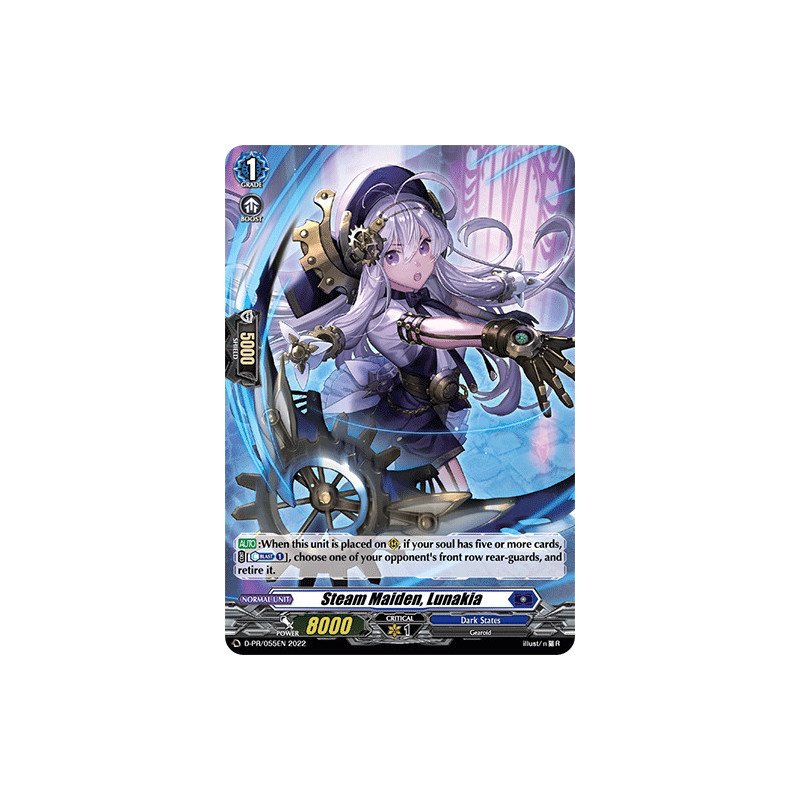 Vanguard_TCG_card_D-PR_055EN_PR_Steam_Maiden_Lunakia_Awakening_of_Chakrabarthi