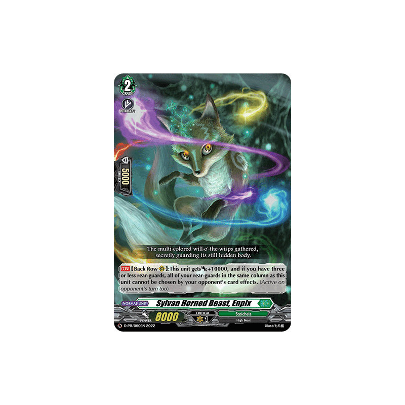 Vanguard_TCG_card_D-PR_060EN_PR_Sylvan_Horned_Beast_Enpix_Awakening_of_Chakrabarthi