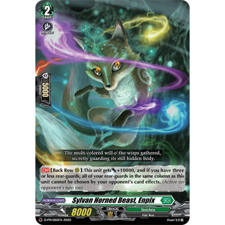 Vanguard_TCG_card_D-PR_060EN_PR_Sylvan_Horned_Beast_Enpix_Awakening_of_Chakrabarthi