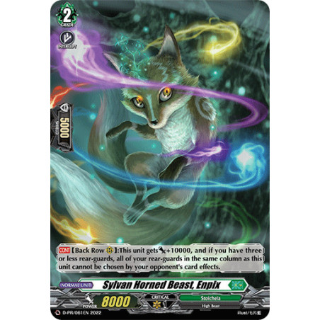 Vanguard_TCG_card_D-PR_061EN_PR_Sylvan_Horned_Beast_Enpix_Awakening_of_Chakrabarthi