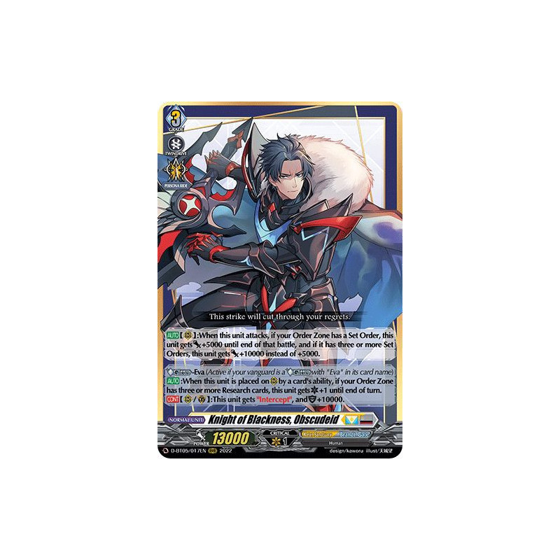 Vanguard_TCG_card_D-BT05_017EN_RRR_Knight_of_Blackness_Obscudeid_Triumphant_Return_of_the_Brave_Heroes