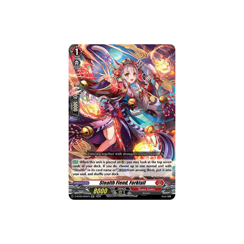 Vanguard_TCG_card_D-BT05_020EN_RR_Stealth_Fiend_Forktail_Triumphant_Return_of_the_Brave_Heroes