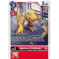 Digimon_TCG_BT9-008_Agumon_(X_Antibody)_Uncommon_X_Record_Card_Game