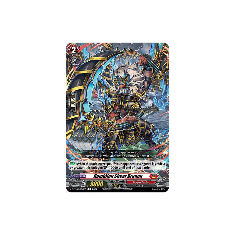 Vanguard_TCG_card_D-BT05_058EN_C_Rumbling_Shear_Dragon_Triumphant_Return_of_the_Brave_Heroes