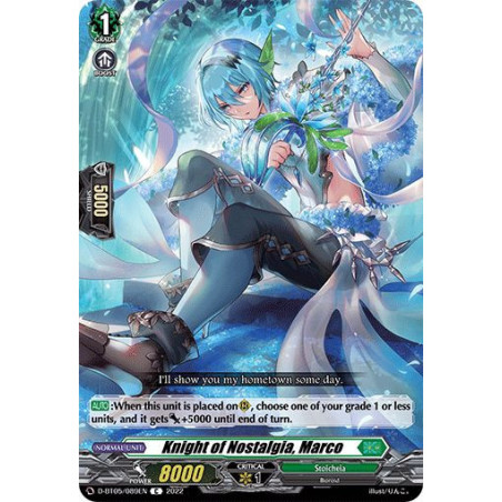 Vanguard_TCG_card_D-BT05_089EN_C_Knight_of_Nostalgia_Marco_Triumphant_Return_of_the_Brave_Heroes