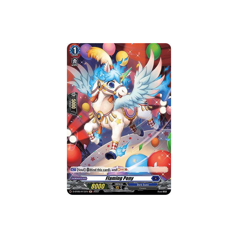 Vanguard_TCG_card_D-BT05_H13EN_H_Flaming_Pony_Triumphant_Return_of_the_Brave_Heroes