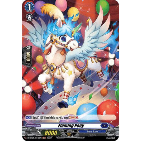 Vanguard_TCG_card_D-BT05_H13EN_H_Flaming_Pony_Triumphant_Return_of_the_Brave_Heroes