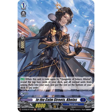 Vanguard_TCG_card_D-BT05_H17EN_H_In_the_Calm_Streets_Kheios_Triumphant_Return_of_the_Brave_Heroes