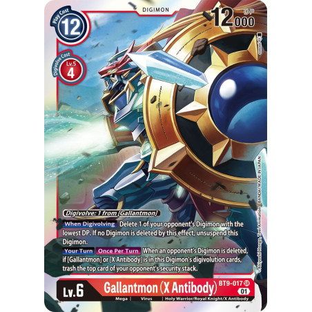 Digimon_TCG_BT9-017_Gallantmon_(X_Antibody)_Super_Rare_X_Record_Card_Game